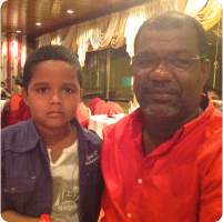 foto d'un habitant de Saint Laurent du Maroni